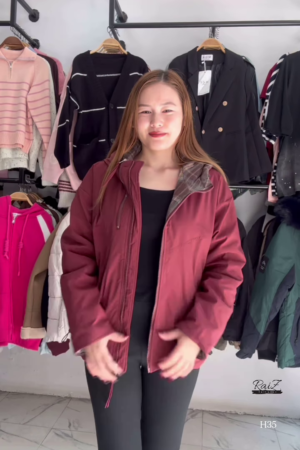 Reversible Hooded Jacket – Two Styles in One, Ultimate Versatility 🔄