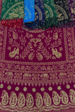 Royal Rajasthani Hand-Embroidered Suit Set