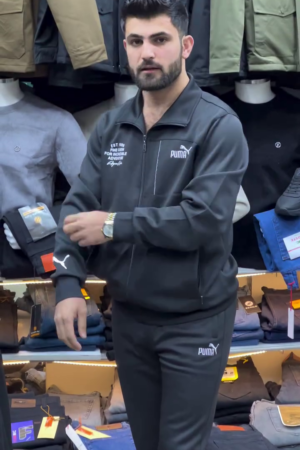 BLACK PUMA PERFORMANCE TRACKSUIT