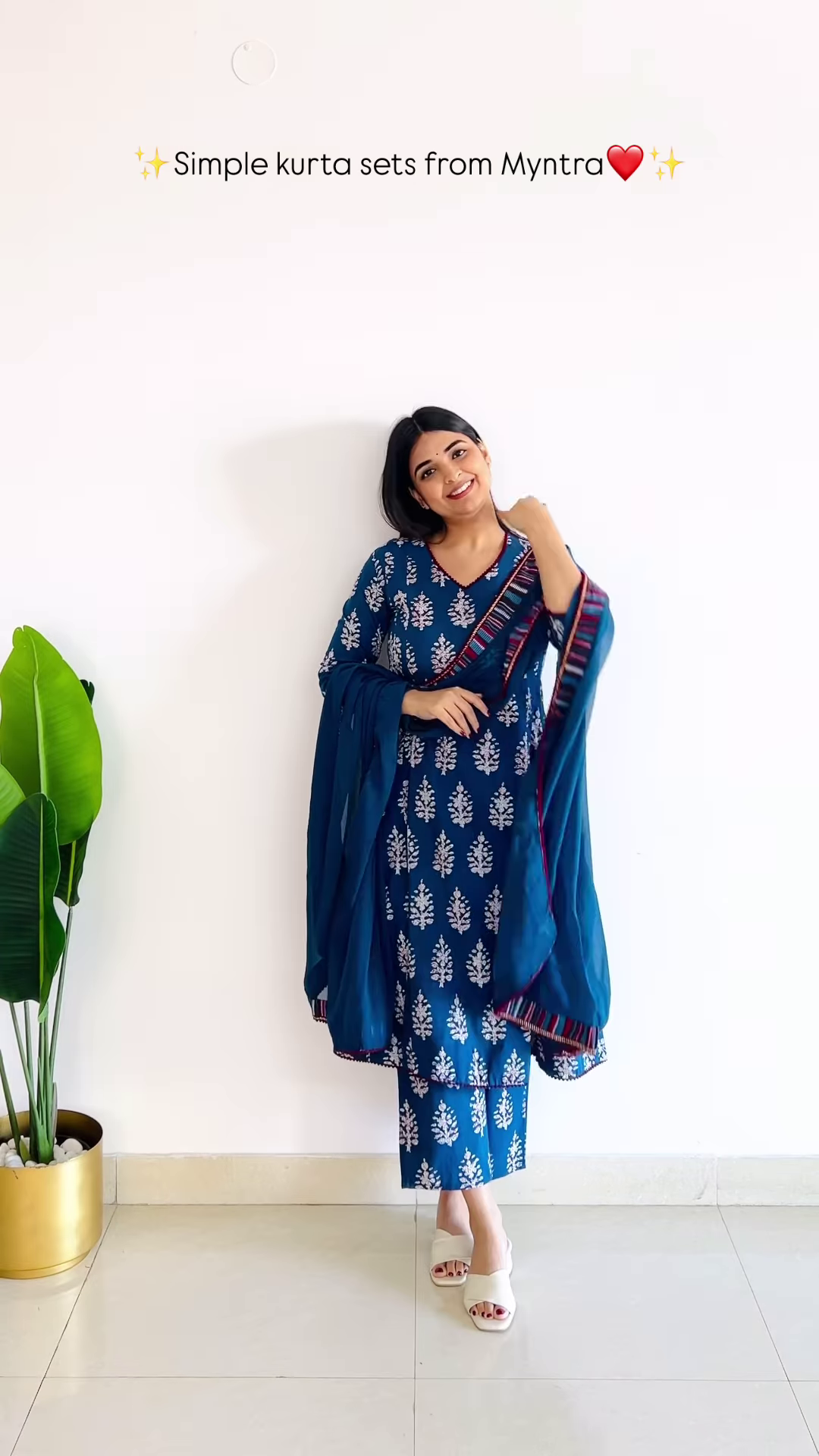 Pink Floral Printed Kurta Set with Dupatta – Elegant & Comfortable Ethnic Wear - Image 2