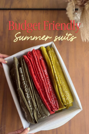 Sunshine Bandhani: Ready-to-Wear Cotton Summer Suit Collection