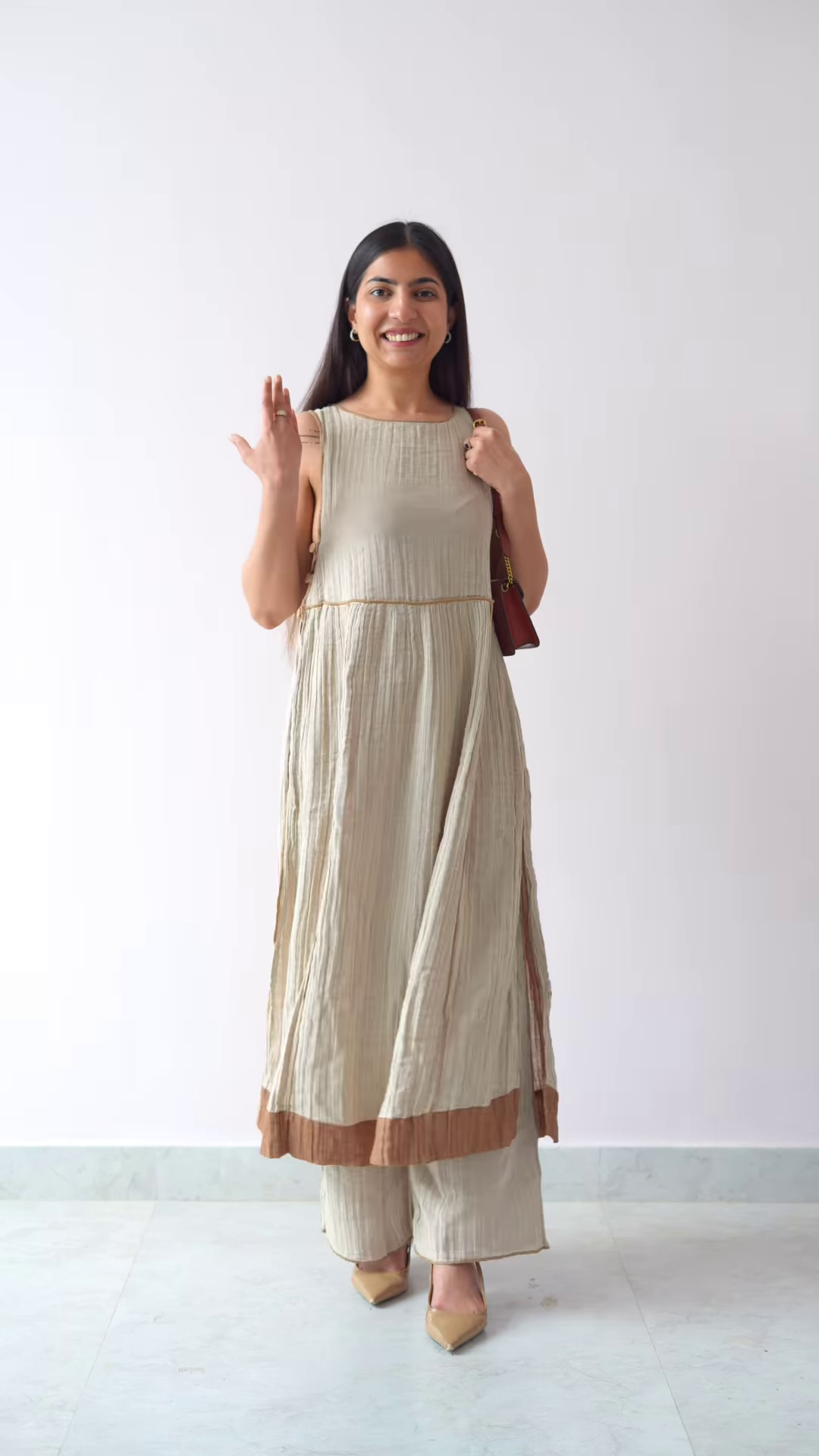 Elegant Black Embroidered Co-Ord Set - Image 5