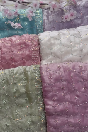 Ethereal Sheer Embroidered Dupatta Collection