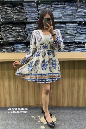 Bohemian Chic Floral Print Mini Dress