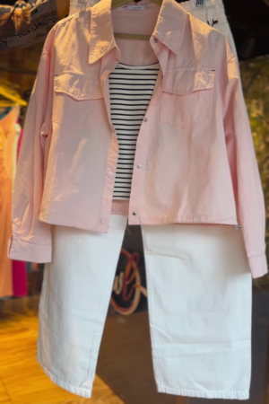 Blush Pink Street Style Co-Ord Set (3-Piece)